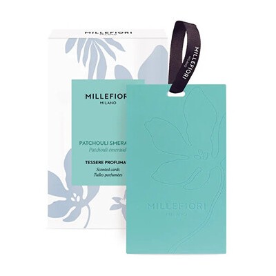 Millefiori Patchouli Smeraldo Scented Cards - Vonná karta ( 3 ks )