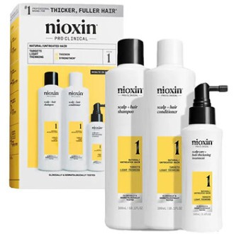 Nioxin System 1 Set I. - Sada pro jemné mírně řídnoucí přírodní vlasy