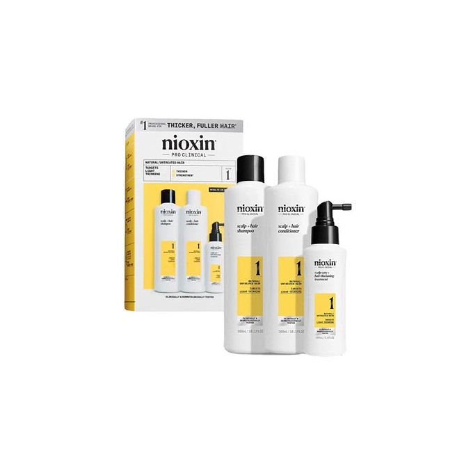 Nioxin System 1 Set I. - Sada pro jemné mírně řídnoucí přírodní vlasy