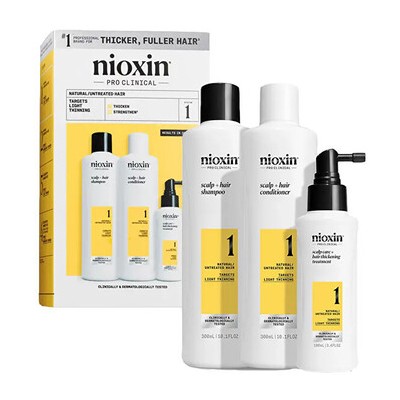 Nioxin System 1 Set I. - Sada pro jemné mírně řídnoucí přírodní vlasy