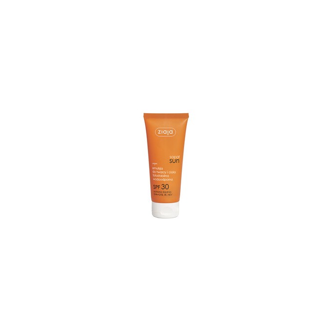 Ziaja Sun Sun Emulsion SPF 30 - Emulze na opalování na obličej a tělo 100ml