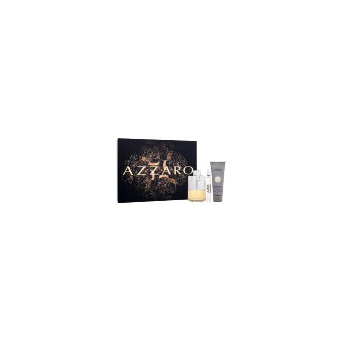 Azzaro Wanted Gift set EDT 100 ml, shower gel 75 ml and miniature EDT 10 ml 100ml
