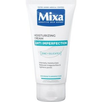 Mixa Moisturizing Cream 2in1 Against Imperfections - Hydratační krém proti nedokonalostem pleti 50ml