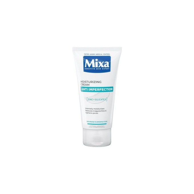 Mixa Moisturizing Cream 2in1 Against Imperfections - Hydratační krém proti nedokonalostem pleti 50ml