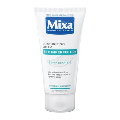 Mixa Moisturizing Cream 2in1 Against Imperfections - Hydratační krém proti nedokonalostem pleti 50ml