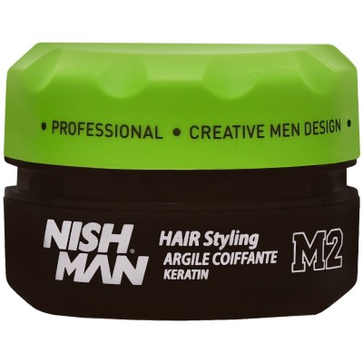 Nishman M2 Matte Clay Wax Keratin 100 ml