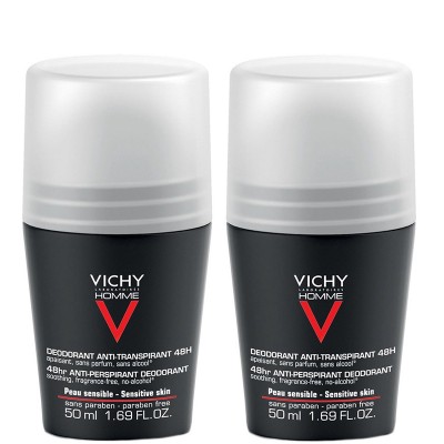 Vichy Men Homme 72H Deodorant Anti-Transpirant ( 2 vnt.