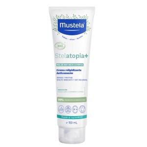Mustela Stelatopia+ Lipid-Replenishing Cream Anti-Itching - kremas nuo niežėjimo sausai odai, 150 ml