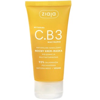 Ziaja Vitamin C.B3 Niacinamide Night Cream-Mask 50ml
