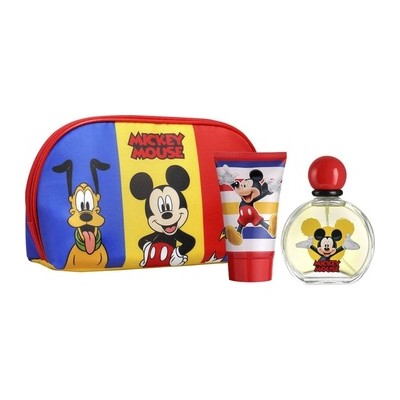 Dětské parfémy Mickey Mouse EDT gift set 50 ml, shower gel 100 ml and cosmetic bag 50ml