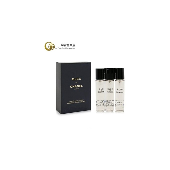 Chanel Bleu de Chanel Parfum (3 x 20 ml) refills 60ml