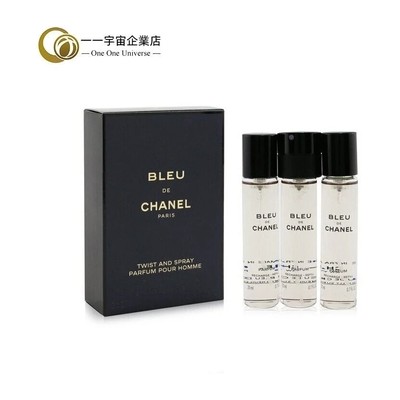 Chanel Bleu de Chanel Parfum (3 x 20 ml) refills 60ml