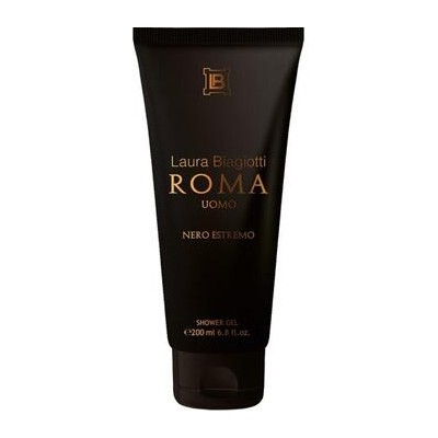 Laura Biagiotti Roma Uomo Nero Estremo Sprchový gel 200ml