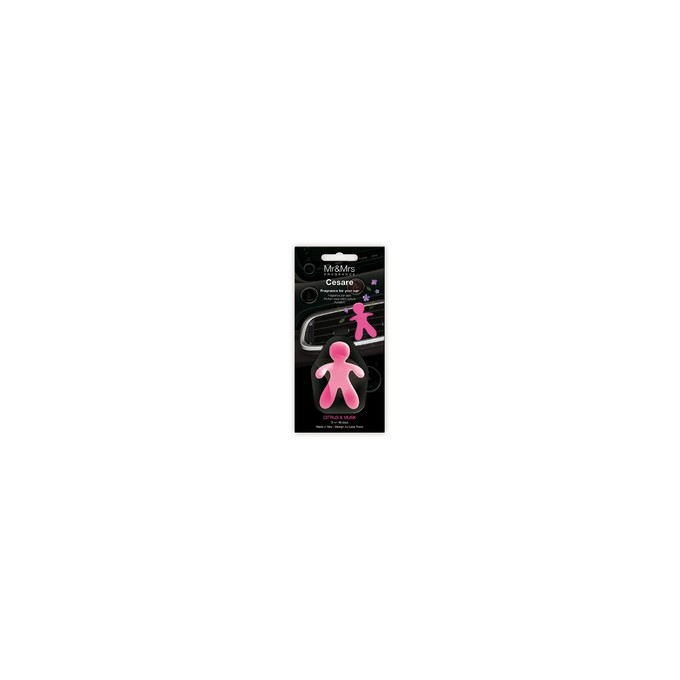 Mr & Mrs Fragrance Cesare Car Air Freshener Citrus & Musk 1 pc