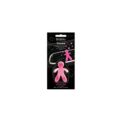 Mr & Mrs Fragrance Cesare Car Air Freshener Citrus & Musk 1 pc