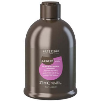 Alter Ego ChromeEgo Silver Maintain Anti-yellow Shampoo - Neutralizující šampon pro platinově blond a šedivé vlasy 300ml