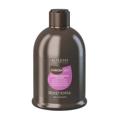 Alter Ego ChromeEgo Silver Maintain Anti-yellow Shampoo - Neutralizující šampon pro platinově blond a šedivé vlasy 300ml