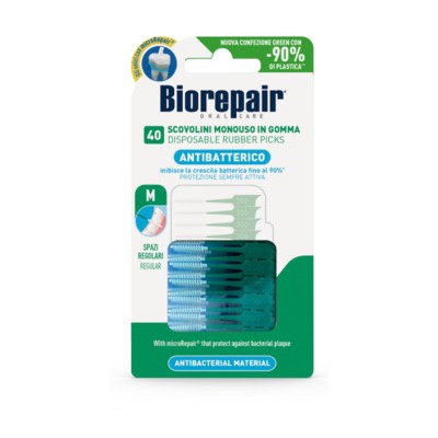 Biorepair Disposable Rubber Picks M - Mezizubní párátka 40.0ks