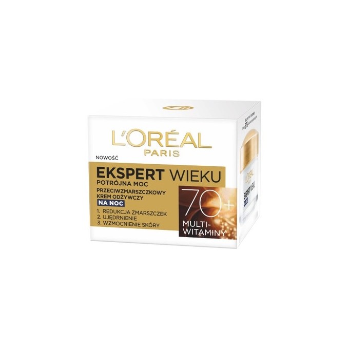 L´Oréal Age Specialist 70+ Nourishing Anti-Wrinke Night Cream - Noční krém proti vráskám 50ml