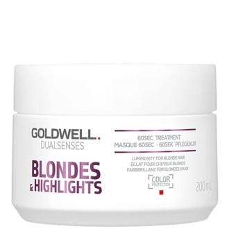 Goldwell Regenerating Mask neutralizing yellow hair tones Dualsenses Blonde s & Highlights (60 Sec