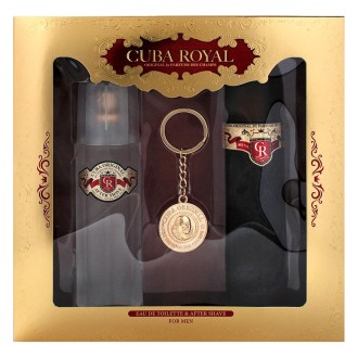 Cuba Royal Dovanų rinkinys EDT 100 ml, After Shave 100 ml and key ring 100 ml vyrams 2