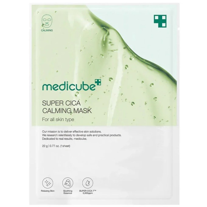 Medicube Super Cica Calming Mask - Zklidňující pleťová maska 22ml