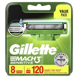Gillette Mach 3 Sensitive - Replacement head 8.0ks