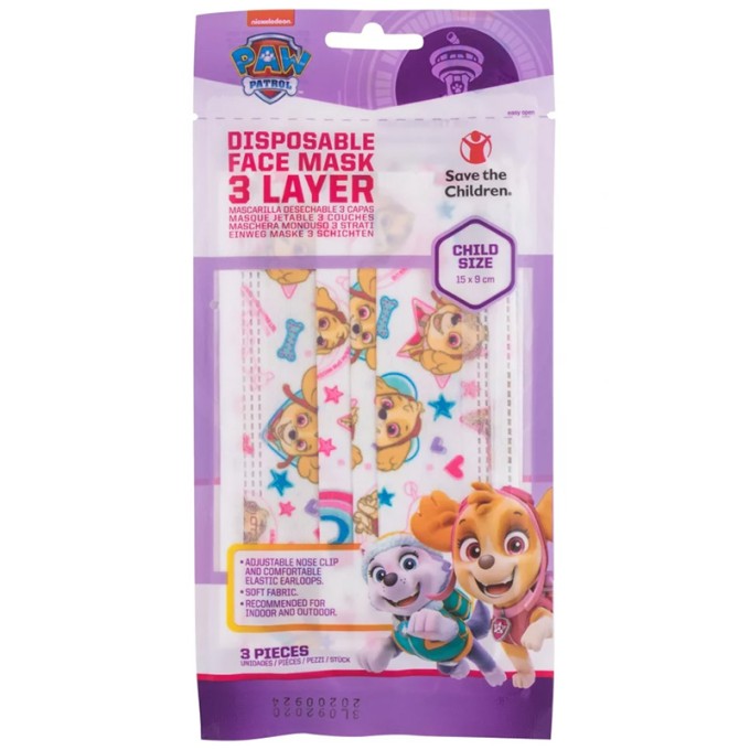 Dětské parfémy Paw Patrol Skye Mask and Respirator 3.0ks