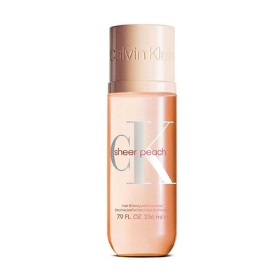 Calvin Klein Sheer Peach Parfémová mlha na tělo a vlasy 100ml