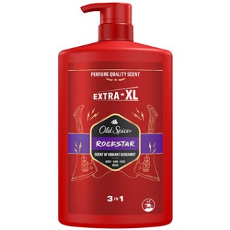 Old Spice Rockstar Body, Hair, Face Wash - Sprchový gel 3 v 1 1000ml