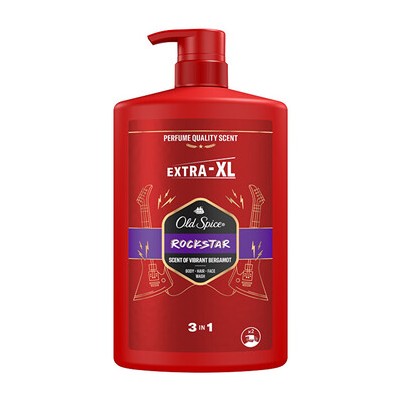 Old Spice Rockstar Body, Hair, Face Wash - Sprchový gel 3 v 1 1000ml
