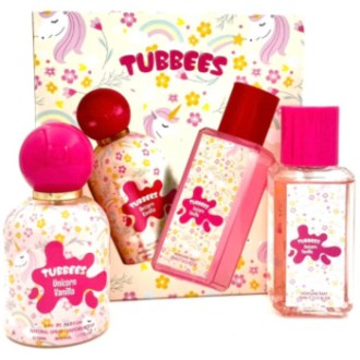 Tubbees Unicorn Vanilla Dárková sada EDP 50 ml a tělový sprej 75 ml 50ml