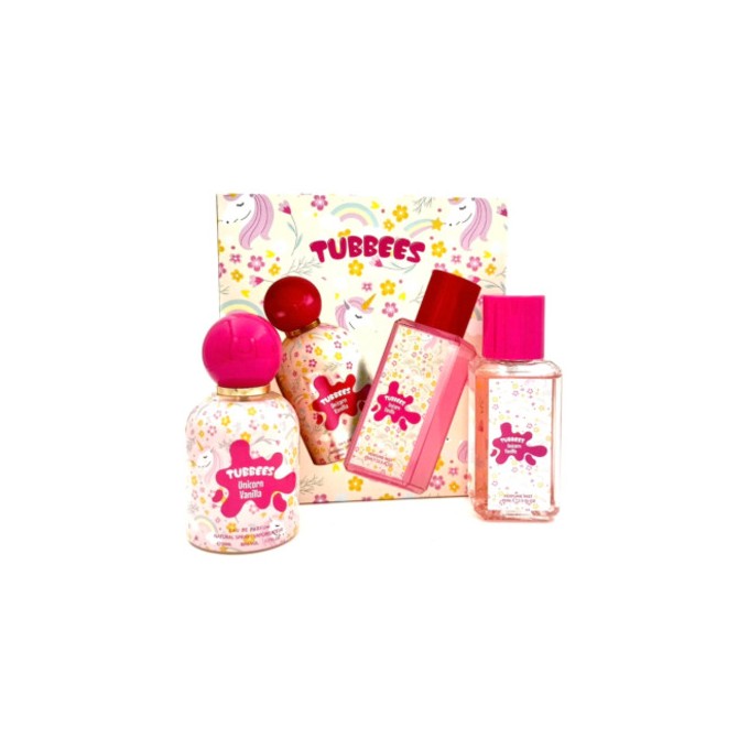 Tubbees Unicorn Vanilla Dárková sada EDP 50 ml a tělový sprej 75 ml 50ml