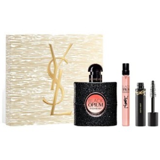 Yves Saint Laurent Black Opium Dárková sada EDP 50 ml, miniaturka EDP 10 ml a řasenka 2 ml 50ml