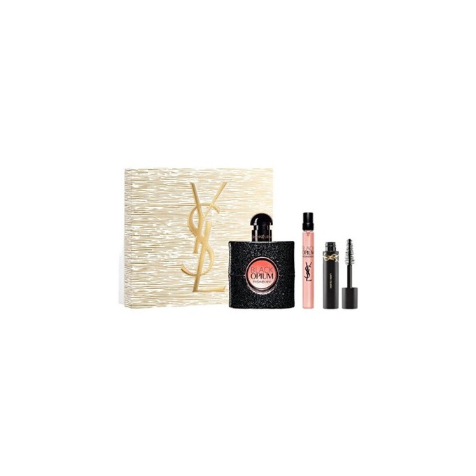 Yves Saint Laurent Black Opium Dárková sada EDP 50 ml, miniaturka EDP 10 ml a řasenka 2 ml 50ml