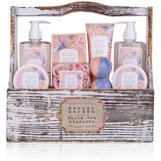 Accentra Secret Garden Gift Set - Dárková sada v dřevěném košíku