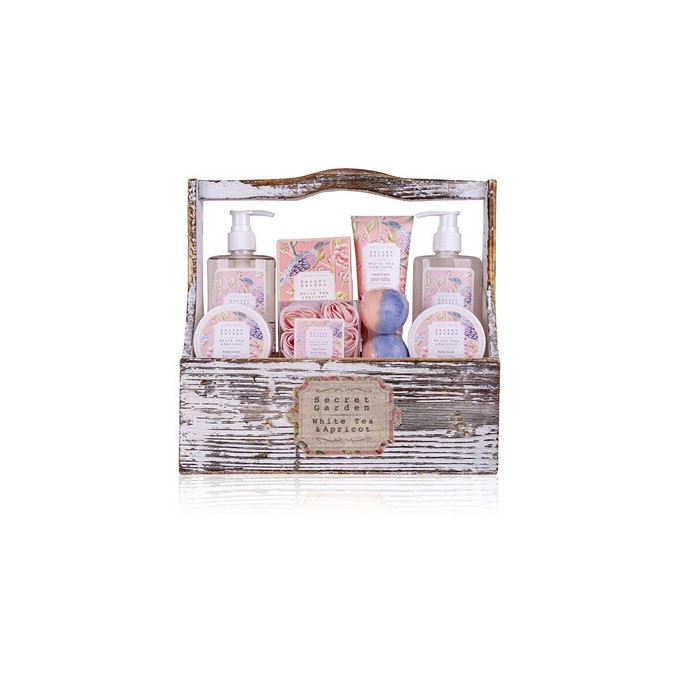 Accentra Secret Garden Gift Set - Dárková sada v dřevěném košíku