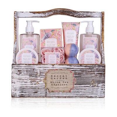 Accentra Secret Garden Gift Set - Dárková sada v dřevěném košíku