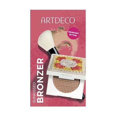 Artdeco Bronzing Powder St. Tropez & Powder Brush Set - Sada bronzeru a štětce