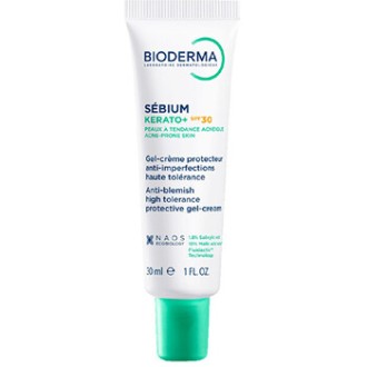 Bioderma Sébium Kerato+ Gel-Cream SPF 30 - Péče proti nedokonalostem pleti