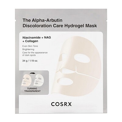COSRX Discoloration Care Hydrogel Mask - Maska na pigmentové skvrny 34.0g