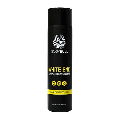 CrazyBull White End Anti-Dandruff Shampoo - Šampon proti lupům 250ml