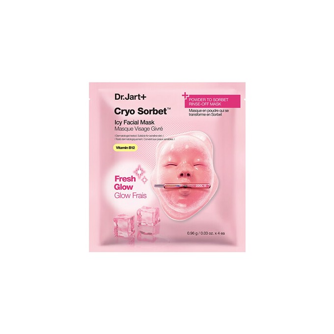 Dr. Jart+ Cryo Sorbet Icy Facial Mask ( 4 ks ) - Pudrová maska