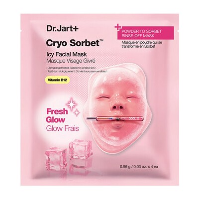 Dr. Jart+ Cryo Sorbet Icy Facial Mask ( 4 ks ) - Pudrová maska