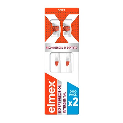 Elmex Expert Precision Interdental Toothbrush Soft - Zubní kartáček ( 2 ks )