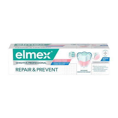 Elmex Sensitive Professional Repair & Prevent Tootbrush New - Zubní pasta 75ml