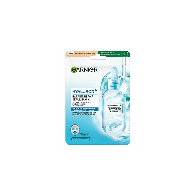 Garnier Hyaluron+ Barrier Repair Serum Mask - Pleťová maska 28.0g