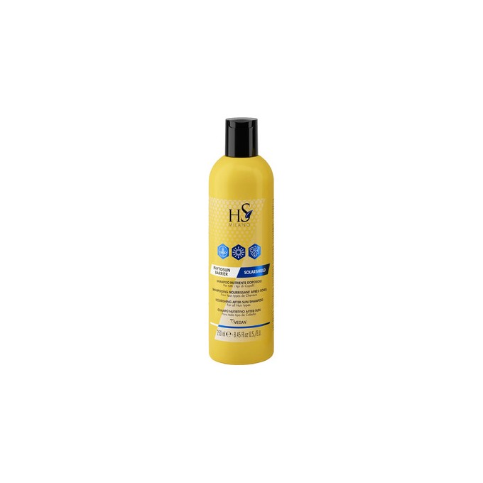HS Milano Phytosun Barrier Nourishing After-Sun Shampoo - Čisticí regenerační šampon po opalování 250ml