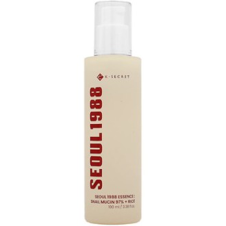 K-Secret SEOUL 1988 Essence Snail Mucin 97% + Rice - Pleťová esence se šnečím mucinem a rýží 100ml