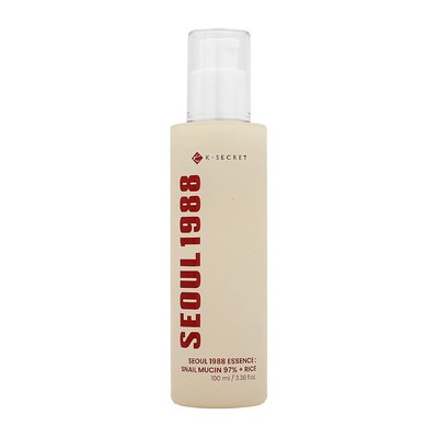 K-Secret SEOUL 1988 Essence Snail Mucin 97% + Rice - Pleťová esence se šnečím mucinem a rýží 100ml